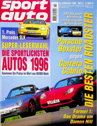 Deckblatt Sport Auto (10/1996)